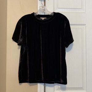 Madewell relaxed tee in velvet